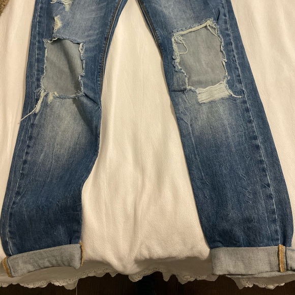 Ripped Jeans - Zara, Size 0 - Picture 2 of 3